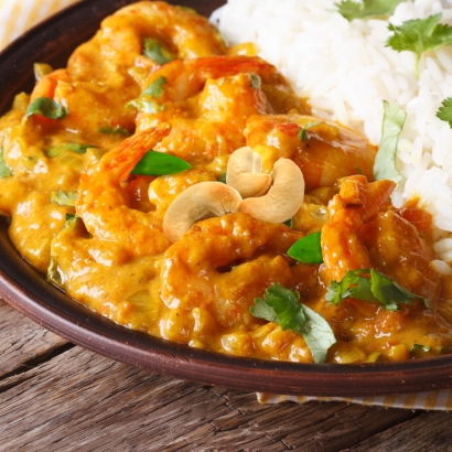Kokos Hahnchen Curry Mit Garnelen Seitenbacher De