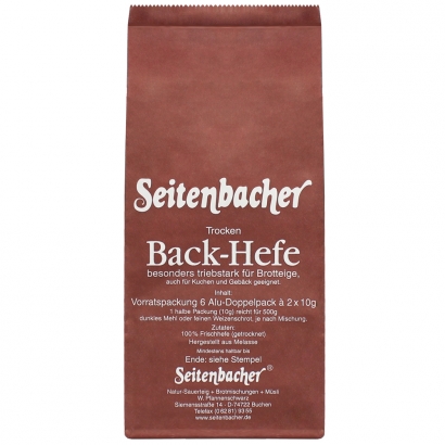 Backhefe zum Backen von leckeren Broten