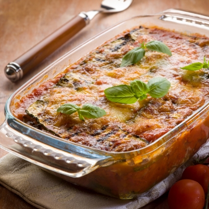 Vegetarische Lasagne mit Auberginen