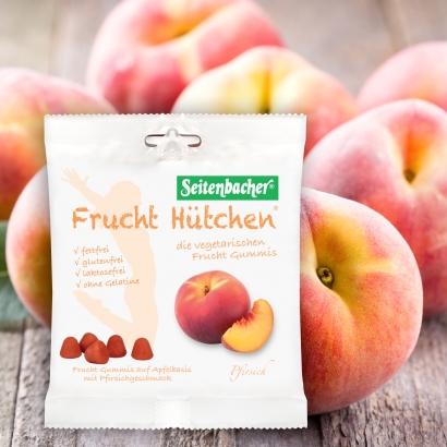 Fruchthütchen Pfirsich