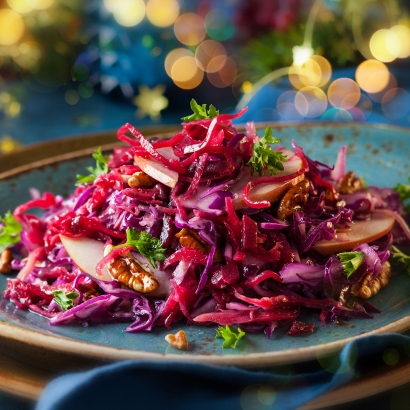 Rotkohl Salat