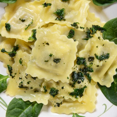 Spinat Ravioli