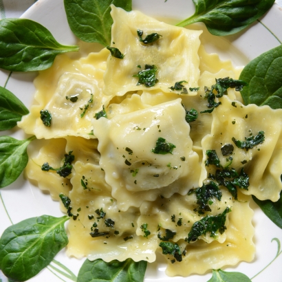 Spinat Ravioli