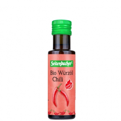 Bio Würzöl Chili (zum Erhitzen geeignet) | 100ml | seitenbacher.de