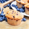 Leckere Blaubeer-Muffins mit Buttermilch