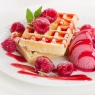 Dinkelwaffeln mit Beeren