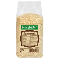 Gesunder gold gelber Sesam von Seitenbacher.