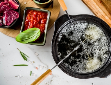 Frittieren Fondue