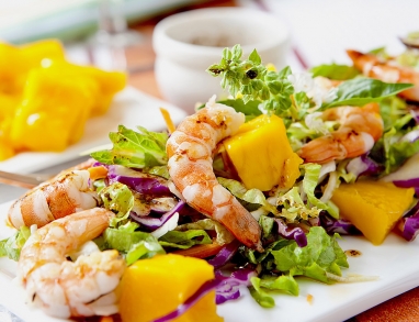 Garnelen Mango Salat