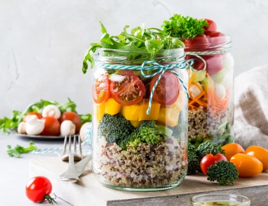 Salat im Glas Salat im Glas