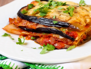 Vegetarische Lasagne mit Auberginen