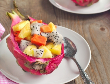 Ein exotischer Obstsalat Ein exotischer Obstsalat