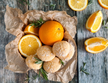 Orangen Rosmarin Kekse Orangen Rosmarin Kekse