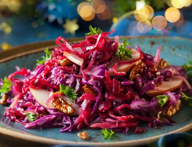 Rotkohl Salat