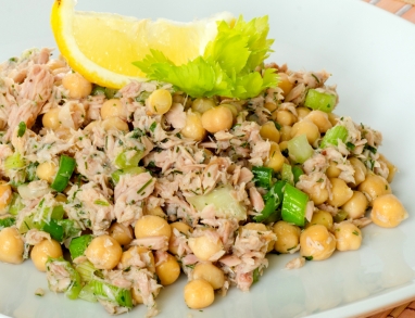 Thunfisch Kichererbsen Salat Thunfisch Kichererbsen Salat