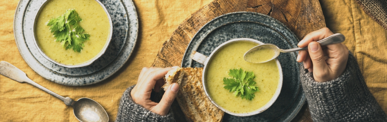 Grünkernsuppe