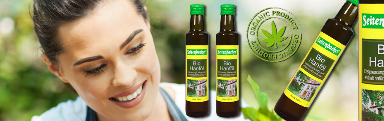 Seitenbacher Hanf Öl reich an wichtigen Omega 3 und Omega 6 Fettsäuren kaltgepresst und bio Seitenbacher Hanf Öl reich an wichtigen Omega 3 und Omega 6 Fettsäuren kaltgepresst und bio