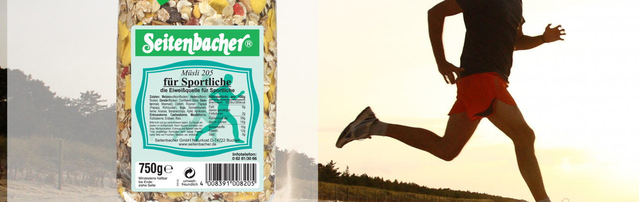 Seitenbacher Sport Müsli für Athleten die an Ihre Grenzen gehen wollen Seitenbacher Sport Müsli für Athleten die an Ihre Grenzen gehen wollen